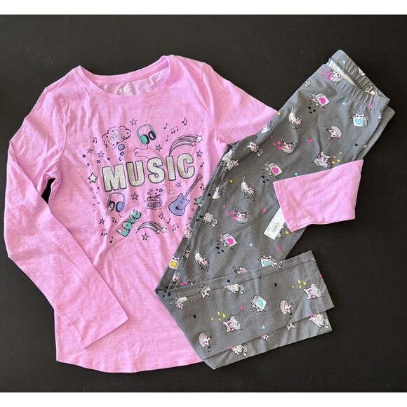 So favorite leggings cats music Athletic Works tee shirt top sequin star XL XXL - Picture 4 of 8